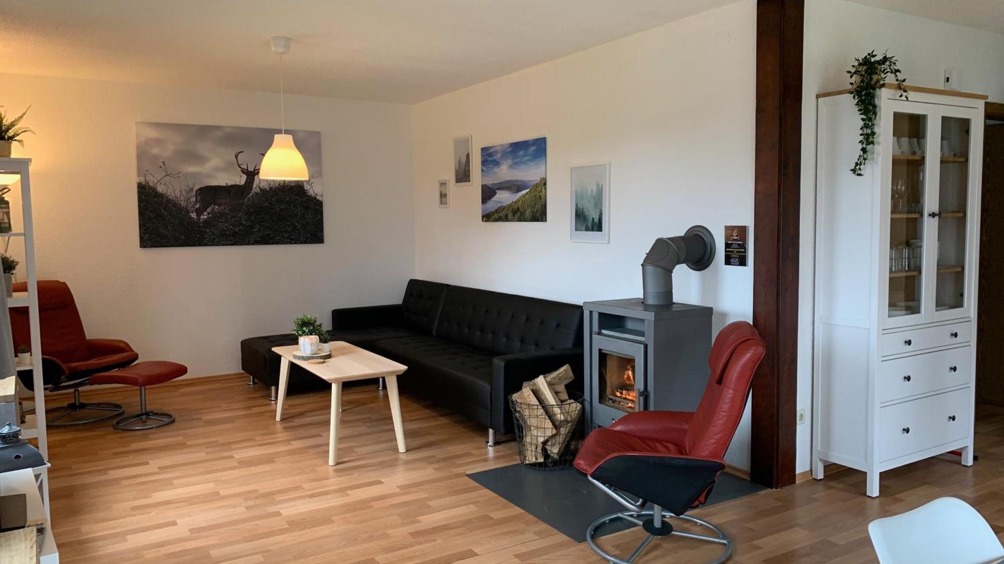 Ferienwohnung Mimo direkt am Waldrand Frankenau Exterior foto